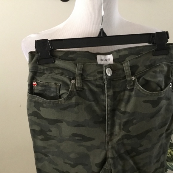 🌹HOST PICK-HUDSON BLAIR HIGH RISE CAMOUFLAGE ANKLE PANTS/SIZE 27/LENGTH 27 - Picture 5 of 9